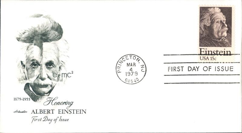 1979 15c Albert Einstein First Day Cover First Day Covers