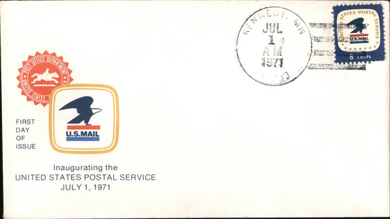 1971 8c Inauguration of the U.S. Postal Service First Day Cover
