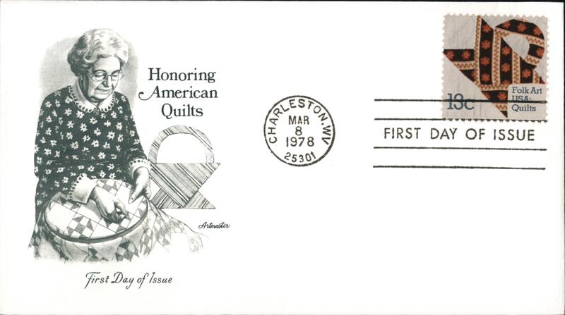 1978 13c American Quilts First Day Cover First Day Covers