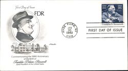 1982 20c Franklin D. Roosevelt First Day Cover First Day Cover