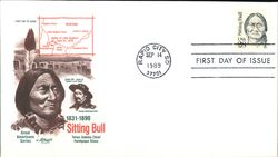 1989 28c Sitting Bull Great Americans Series First Day Cover First Day Cover