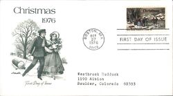 1976 13c Christmas First Day Cover First Day Cover