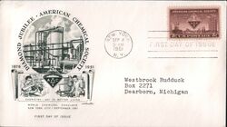 1951 3c American Chemical Society Diamond Jubilee FDC First Day Cover