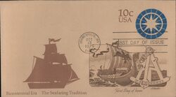 1975 10c Bicentennial Era: The Seafaring Tradition FDC First Day Cover