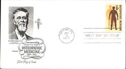 1972 8c Osteopathic Medicine FDC First Day Cover