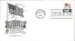 1970 6c Flag Stamp First Day Cover First Day Cover