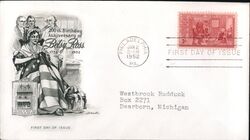 1952 3c Betsy Ross 200th Birthday First Day Cover First Day Cover