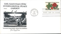 1982 20c International Peace Garden 50th Anniv. FDC First Day Cover