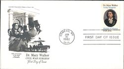 1982 20c Dr. Mary Walker First Day Cover First Day Cover