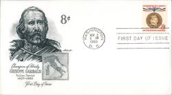 1960 8c Giuseppe Garibaldi Champion of Liberty First Day Cover First Day Cover