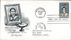 1961 4c Nursing First Day Cover First Day Cover