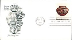 1977 13c Pueblo Art First Day Cover First Day Cover