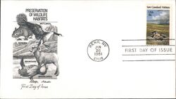1981 18c Save Grassland Habitats FDC First Day Cover