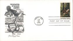 1981 18c Preservation of Wildlife Habitats First Day Cover First Day Cover