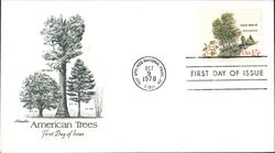 1978 15c Gray Birch American Trees First Day Cover First Day Cover