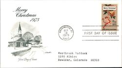 1975 10c Christmas First Day Cover First Day Cover