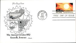 1982 20c Knoxville World's Fair Solar Energy First Day Cover First Day Cover