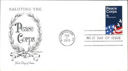 1972 8c Peace Corps First Day Cover First Day Cover