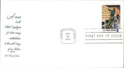 1973 8c Postal Employees FDC First Day Cover