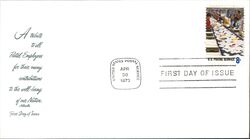 1973 8c Postal Employees FDC First Day Cover