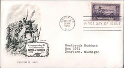 1951 3c Washington Saves His Army at Brooklyn First Day Cover First Day Cover