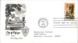 1972 11c National Parks Centennial City of Refuge FDC First Day Cover