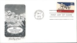 1974 26c Mount Rushmore First Day Cover First Day Cover