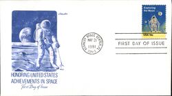 1981 18c Exploring the Moon First Day Cover First Day Cover