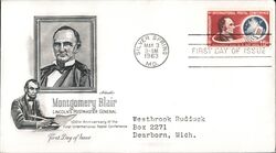 1963 15c Montgomery Blair First Day Cover First Day Cover