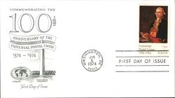1974 10c Universal Postal Union 100th Anniversary FDC First Day Cover