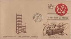1976 13c American Craftsman First Day Cover First Day Cover