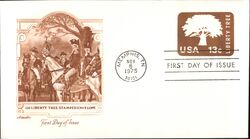 1975 13c Liberty Tree First Day Cover First Day Cover