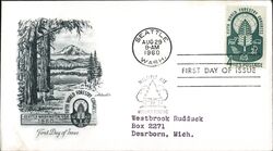 1960 4c Fifth World Forestry Congress FDC First Day Cover