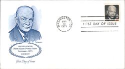 1971 8c Eisenhower First Class Postal Rate Increase First Day Cover