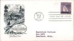 1957 3c Shipbuilding First Day Cover First Day Cover