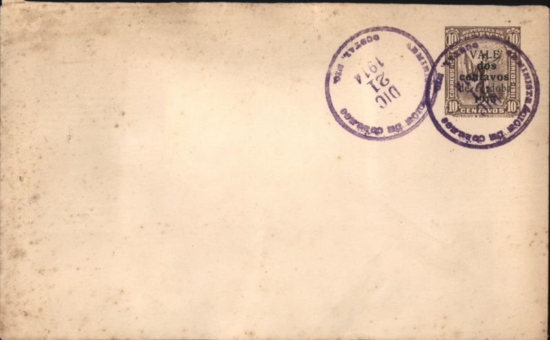 Peruvian Postal History, Lima 1914