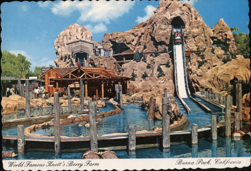 Water ride at Knott's Berry Farm Buena Park California