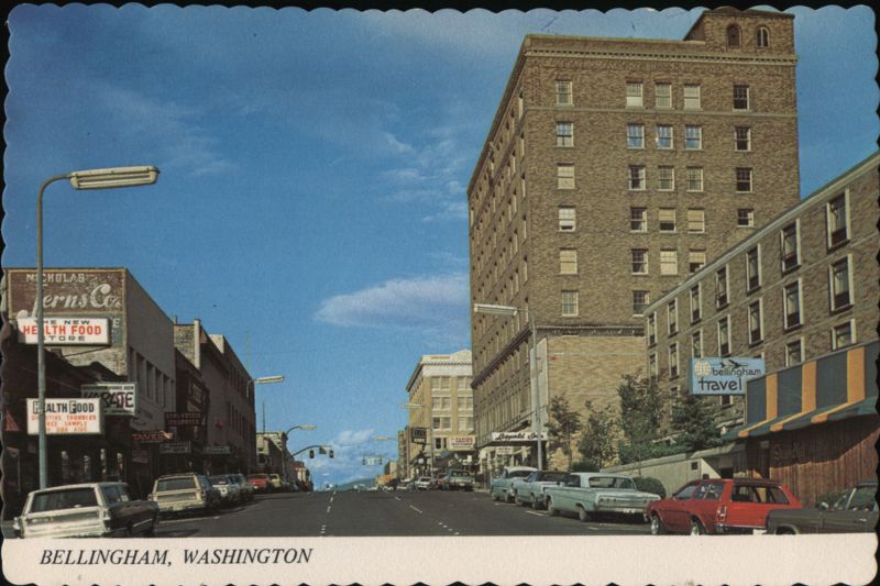 Bellingham, WA - Cornwall Ave. & Holly St. City View Washington