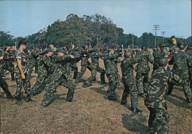 Marine Corps Rifle Drill, Parris Island South Carolina