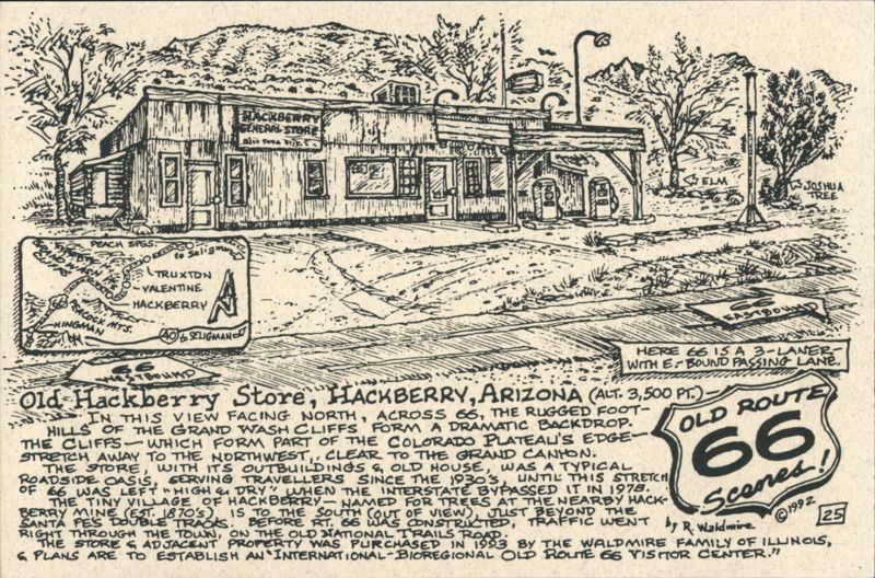 Old Hackberry Store, Route 66, Hackberry, Arizona