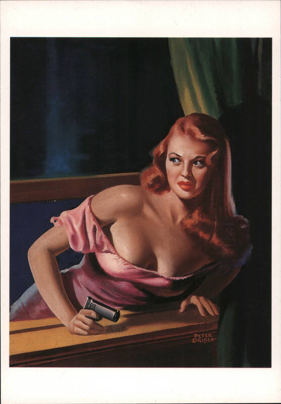 Peter Driben: Redhead Woman with Gun, True Crime Cover