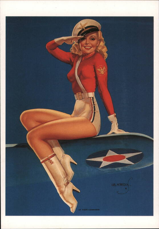At Your Command! Pin-Up by Earl Mac Pherson Swimsuits & Pinup