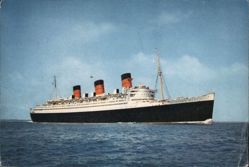 RMS Queen Mary Ocean Liner, Last Great Cruise Seal Beach California