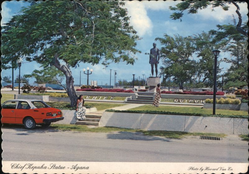 Chief Kepuha Statue, Agana Guam Howard Van En South Pacific