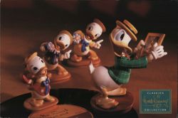 Donald Duck & Nephews Art Sculptures Postcard