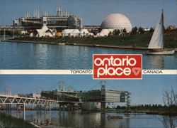 Ontario Place, Cinesphere & Pavilions, Toronto Postcard