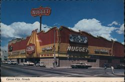 Nugget Casino, Carson City, Nevada - Bright Spot Day or Night Postcard