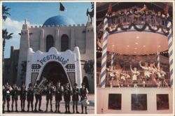 Festhaus & Bavarian Dancers, Busch Gardens Timbuktu Postcard