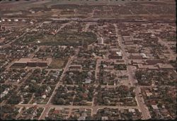 Bird's-eye View of Moose Jaw, Saskatchewan Postcard