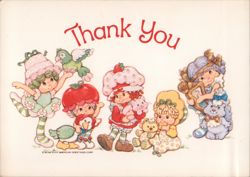 Strawberry Shortcake & Friends 'Thank You' Card Postcard